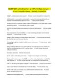 CNIM TEST with all Correct & 100&percnt; Verified Answers &vert;Actual Complete Exam &vert;Already Graded A&plus;