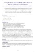 Georgia Real Estate Salesperson PSI Exam 2026-2027 QUESTIONS AND ANSWERS ALREADY GRADED A&plus;&period;&NewLine;100&percnt; Verified Solutions &vert; Updated Per Latest Georgia Real Estate Commission Guidelines &vert; Graded A&plus;
