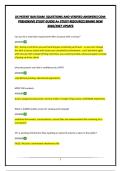 US PATENT BAR EXAM &vert;QUESTIONS AND VERIFIED ANSWERS&vert;COMPREHENSIVE STUDY GUIDE&vert;A&plus; STUDY RESOURCE&vert;BRAND NEW 2026&sol;2027 UPDATE