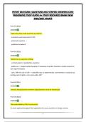 PATENT BAR EXAM &vert;QUESTIONS AND VERIFIED ANSWERS&vert;COMPREHENSIVE STUDY GUIDE&vert;A&plus; STUDY RESOURCE&vert;BRAND NEW 2026&sol;2027 UPDATE