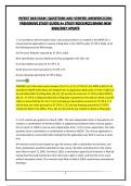 PATENT BAR EXAM &vert;QUESTIONS AND VERIFIED ANSWERS&vert;COMPREHENSIVE STUDY GUIDE&vert;A&plus; STUDY RESOURCE&vert;BRAND NEW 2026&sol;2027 UPDATE