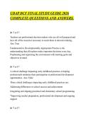 UDAP DCF FINAL STUDY GUIDE 2026&NewLine;COMPLETE QUESTIONS AND ANSWERS&period;