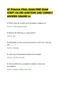 UF PHA6936 FINAL EXAM PREP EXAM&NewLine;SCRIPT SOLVED QUESTIONS AND CORRECT&NewLine;ANSWERS GRADED A&plus;