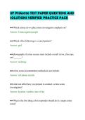 UF PHA6936 TEST PAPER QUESTIONS AND&NewLine;SOLUTIONS VERIFIED PRACTICE PACK