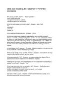 MBG 4020 EXAM QUESTIONS WITH VERIFIED ANSWERS