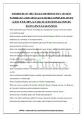 DISORDERS OF THE FEMALE REPRODUCTIVE SYSTEM&colon;&NewLine;PATHOLOGY AND CLINICAL FEATURES &vert;COMPLETE STUDY&NewLine;GUIDE WITH 100&percnt; ACCURATE QUESTIONS &ANSWERS&period;&NewLine;EXCELLENCE GUARANTEED&period;