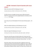 HCD 300 - Homework 2 Exam &num;1 Questions with correct&NewLine;answers