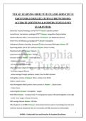 NUR 612 LEARNING OBJECTIVES FLASHCARDS TEST &num;2&NewLine;PART FOUR &vert;COMPLETE STUDY GUIDE WITH 100&percnt;&NewLine;ACCURATE QUESTIONS &ANSWERS&period; EXCELLENCE&NewLine;GUARANTEED&period;