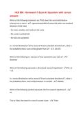 HCD 300 - Homework 5 Exam &num;1 Questions with correct&NewLine;answers