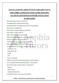 NUR 612 LEARNING OBJECTIVES FLASHCARDS TEST &num;2&NewLine;PART THREE &vert;COMPLETE STUDY GUIDE WITH 100&percnt;&NewLine;ACCURATE QUESTIONS &ANSWERS&period; EXCELLENCE&NewLine;GUARANTEED&period;