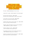 NDEE EXAM 6 &lpar;2026&rpar; &NewLine;QUESTIONS AND CORRECT &NewLine;ANSWERS 100&percnt; GRADE A&plus; &NewLine;LATEST UPDATED&excl;&excl; 
