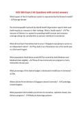 HCD 303 Exam 2 &num;1 Questions with correct answers