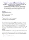 Maternity HESI Case Study Exam 2026-2027 QUESTIONS AND ANSWERS ALREADY GRADED A&plus;&period; 100&percnt;&NewLine;Verified Solutions &vert; Updated Per Latest Guidelines &vert; Graded A&plus;