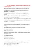 HCD 303 Homework Questions Exam &num;1 Questions with&NewLine;correct answers