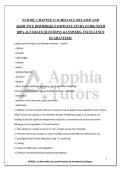 NUR 402&colon; CHAPTER 22 SUBSTANCE-RELATED AND&NewLine;ADDICTIVE DISORDERS &vert;COMPLETE STUDY GUIDE WITH&NewLine;100&percnt; ACCURATE QUESTIONS &ANSWERS&period; EXCELLENCE&NewLine;GUARANTEED&period;