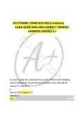 ATI RN Nursing Comprehensive Dynamic Exam Prep