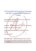 Practical Nursing &lpar;PN&rpar; Final Exam Study Guide&colon; Fundamentals&comma; Medical-Surgical&comma; and Mental Health&NewLine;&NewLine;&NewLine;