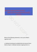  Psychiatric-Mental Health & Behavioral Science Practice Exam for Diverse Populations