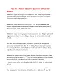 HCD 303 - Module 2 Exam &num;1 Questions with correct&NewLine;answers
