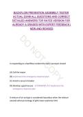 Backflow Prevention Assembly Tester Certification Exam Prep