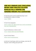 WEB WOC SEMINARS QUIZ CONCLUDING&NewLine;REVIEW SHEET PRACTICE SOLUTION&NewLine;BUNDLED FULLY VERIFIED ONE&NewLine;HUNDRED PERCENT PASS GUARANTEED