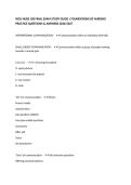 WCU NURS 100 FINAL EXAM STUDY GUIDE &vert; FOUNDATIONS OF NURSING PRACTICE QUESTIONS & ANSWERS 2026&sol;2027
