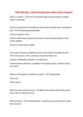 HCD 303 Quiz 1 Exam &num;1 Questions with correct answers