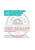 Edexcel IGCSE Biology Revision Guide&colon; A-Z Concepts and Exam Questions