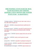 Firefighter I State Exam Questions and Answers Study Guide