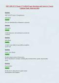 MGT 420 GCU Exam 2 &vert; Verified Exam Questions and Answers &vert; Latest Updated Study Material 2026