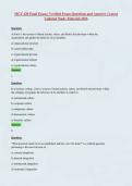 MGT 420 Final Exam &vert; Verified Exam Questions and Answers &vert; Latest Updated Study Material 2026