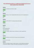 MGT 420 Final Exam Review &vert; Verified Exam Questions and Answers &vert; Latest Updated Study Material 2026