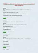 MGT 420 Exam &vert; Verified Exam Questions and Answers &vert; Latest Updated Study Material 2026