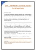 WGU C208 Objective Assessment &vert; Practice Test & Study Guide