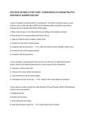 WCU NURS 100 WEEK 2 STUDY GUIDE &vert; FUNDAMENTALS OF NURSING PRACTICE QUESTIONS & ANSWERS 2026&sol;2027