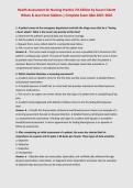 Health Assessment for Nursing Practice 7th Edition by Susan Fickertt&NewLine;Wilson & Jean Foret Giddens &vert; Complete Exam Q&A 2025&ndash;2026