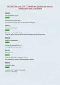 MGT-420 Final exam GCU &vert; Verified Exam Questions and Answers &vert; Latest Updated Study Material 2026