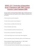RNSG 1517&colon; Protection & Regulation Exam 5 Questions with 100&percnt; Correct Answers Latest Updated 2026