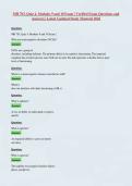 MH 703&comma; Quiz 4&comma; Modules 9 and 10 Exam &vert; Verified Exam Questions and Answers &vert; Latest Updated Study Material 2026