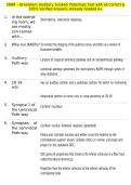 CNIM - Brainstem Auditory Evoked Potentials Test with all Correct & 100&percnt; Verified Answers &vert;Already Graded A&plus;
