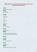 MH703 Final Exam &vert; Verified Exam Questions and Answers &vert; Latest Updated Study Material 2026