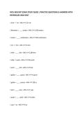 WCU HESI EXIT EXAM STUDY GUIDE &vert; PRACTICE QUESTIONS & ANSWERS WITH RATIONALES 2026&sol;2027