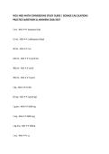 WCU MED MATH CONVERSIONS STUDY GUIDE &vert; DOSAGE CALCULATIONS PRACTICE QUESTIONS & ANSWERS 2026&sol;2027