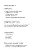 Class notes Intro to Medical 