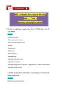 NSG 121 Exam 2&colon; Mood Disorders&comma; Suicide & Anxiety Study Guide&NewLine;&NewLine;