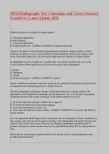 HESI Radiography Exam Prep&colon; Practice Questions on Patient Care & Imaging Procedures