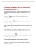 Agribusiness & Agricultural Economics Exam questions and answers Graded A&plus; What is the significance of the food and fiber system in the U&period;S&period; economy&quest; - It plays a crucial role in economic activity&comma; contributing significantly to GDP and employment&period; Wh