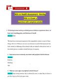 NSG 121 Exam 3&colon; Cardiovascular&comma; GI & Musculoskeletal Assessment&NewLine;&NewLine;