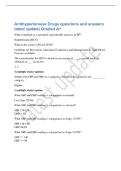 Antihypertensive Drugs questions and answers&NewLine;latest update&vert; Graded A&plus;&NewLine;What is defined as a sustained&comma; reproducible increase in BP&quest;&NewLine;Hypertension &lpar;HTN&rpar;&NewLine;What is the current CPG for HTN&quest;&NewLine;Guideline for Prevention&comma; Detection&comma; Evaluation&comma; and Management of 