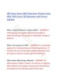 RBT &lpar;Registered Behavior Technician&rpar; Certification Exam&colon; Complete Terminology & Concepts Guide